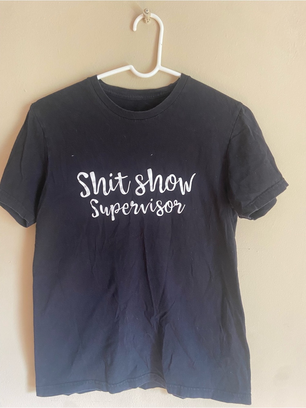 Black Graphic Tee - "Shitshow Supervisor"